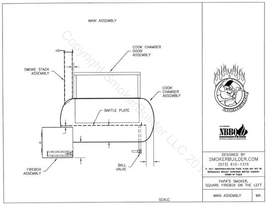 reverse flow smoker blueprint