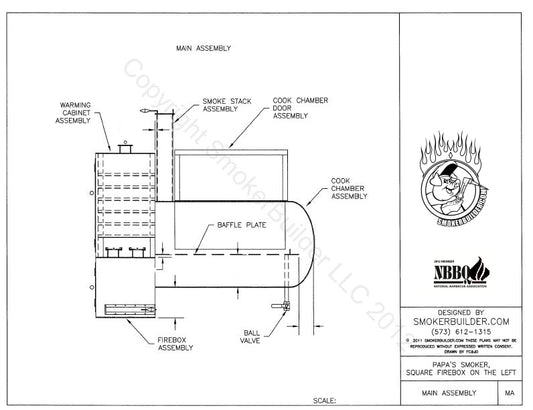 reverse flow smoker blueprint