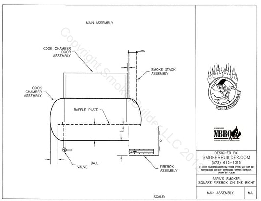 reverse flow smoker blueprint