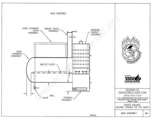 reverse flow smoker blueprint