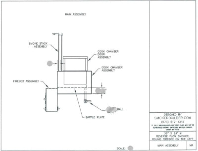 reverse flow smoker blueprint