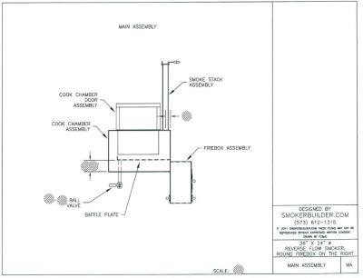 reverse flow smoker blueprint