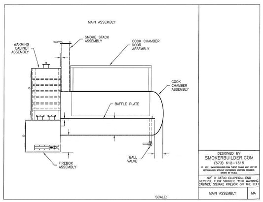 reverse flow smoker blueprint