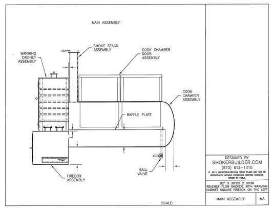 reverse flow smoker blueprint