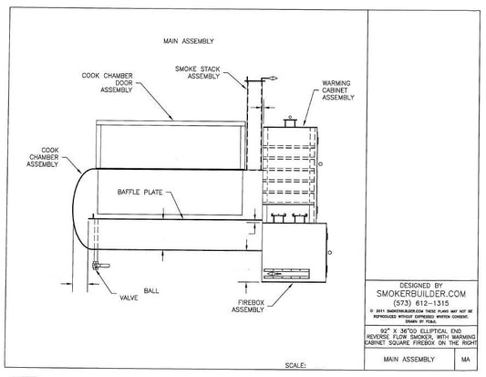 reverse flow smoker blueprint