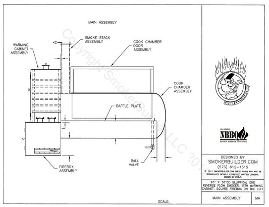 reverse flow smoker blueprint