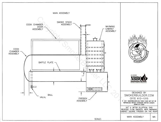 reverse flow smoker blueprint