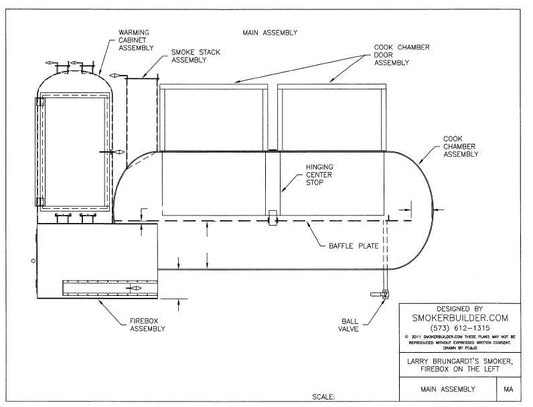 reverse flow smoker blueprint