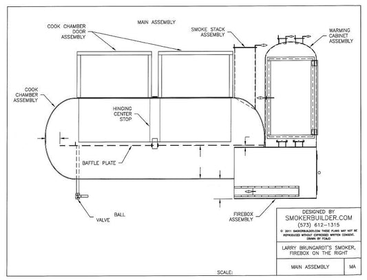 reverse flow smoker blueprint