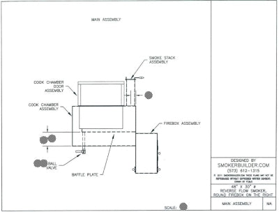 reverse flow smoker blueprint