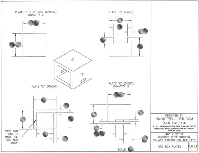 reverse flow smoker blueprint