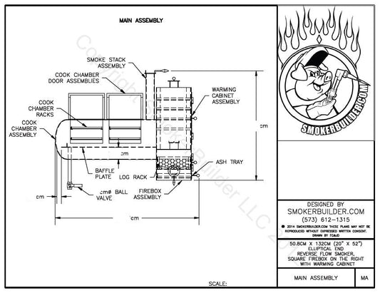 reverse flow smoker blueprint