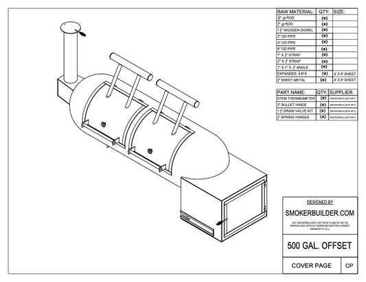 offset smoker blueprint