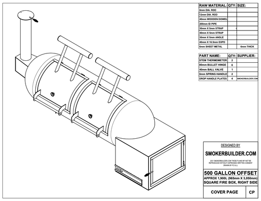 offset smoker blueprint