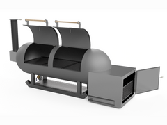 offset smoker cad image