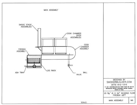 reverse flow smoker blueprint