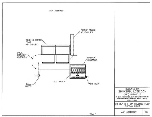 reverse flow smoker blueprint