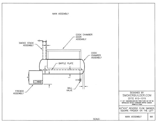 reverse flow smoker blueprint