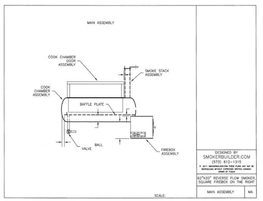 reverse flow smoker blueprint