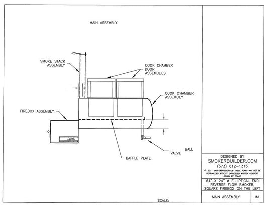 reverse flow smoker blueprint