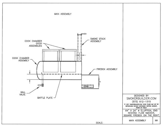 reverse flow smoker blueprint