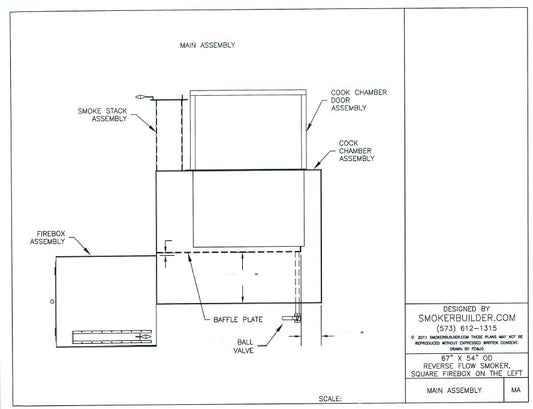 reverse flow smoker blueprint