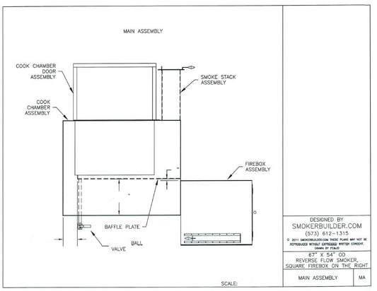 reverse flow smoker blueprint