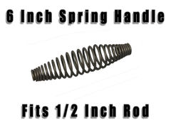 6 Inch Long Spring Handle Brushed Stainless