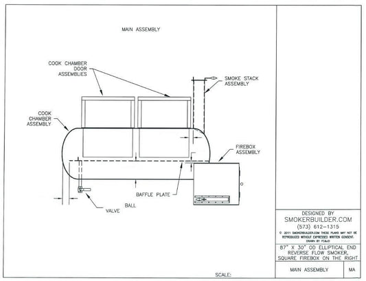 reverse flow smoker blueprint