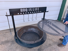 cowboy style fire pit