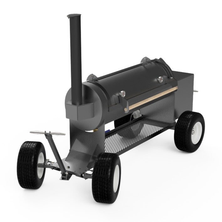 Off-Road Cart Plans For 20 Inch Diameter Meat Smoker