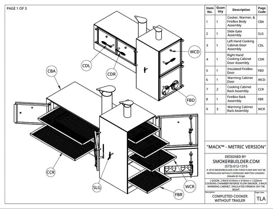 reverse flow smoker blueprint