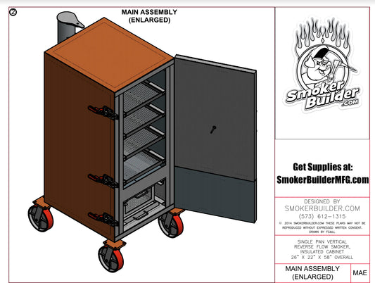 insulated cabinet smoker blueprint