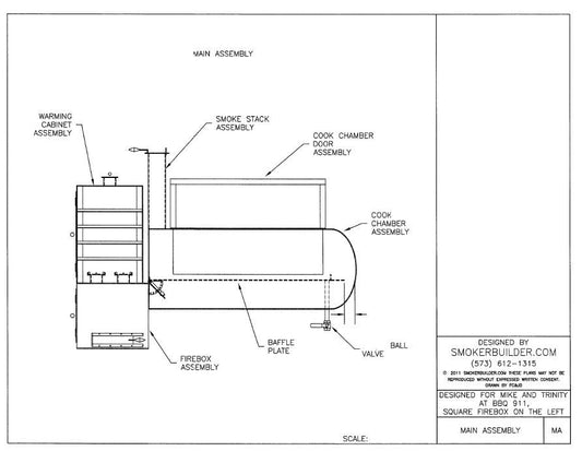 reverse flow smoker blueprint