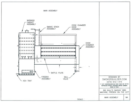 reverse flow smoker blueprint