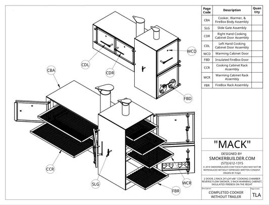 reverse flow smoker blueprint